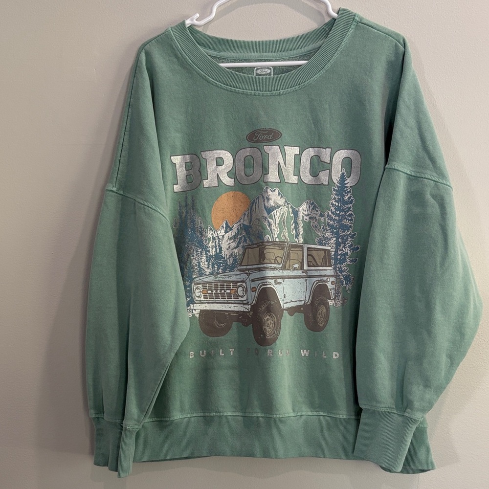 Ford Green Bronco Sweatshirt